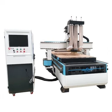 Máquina CNC de Nesting de dois fusos com unidade de perfuração